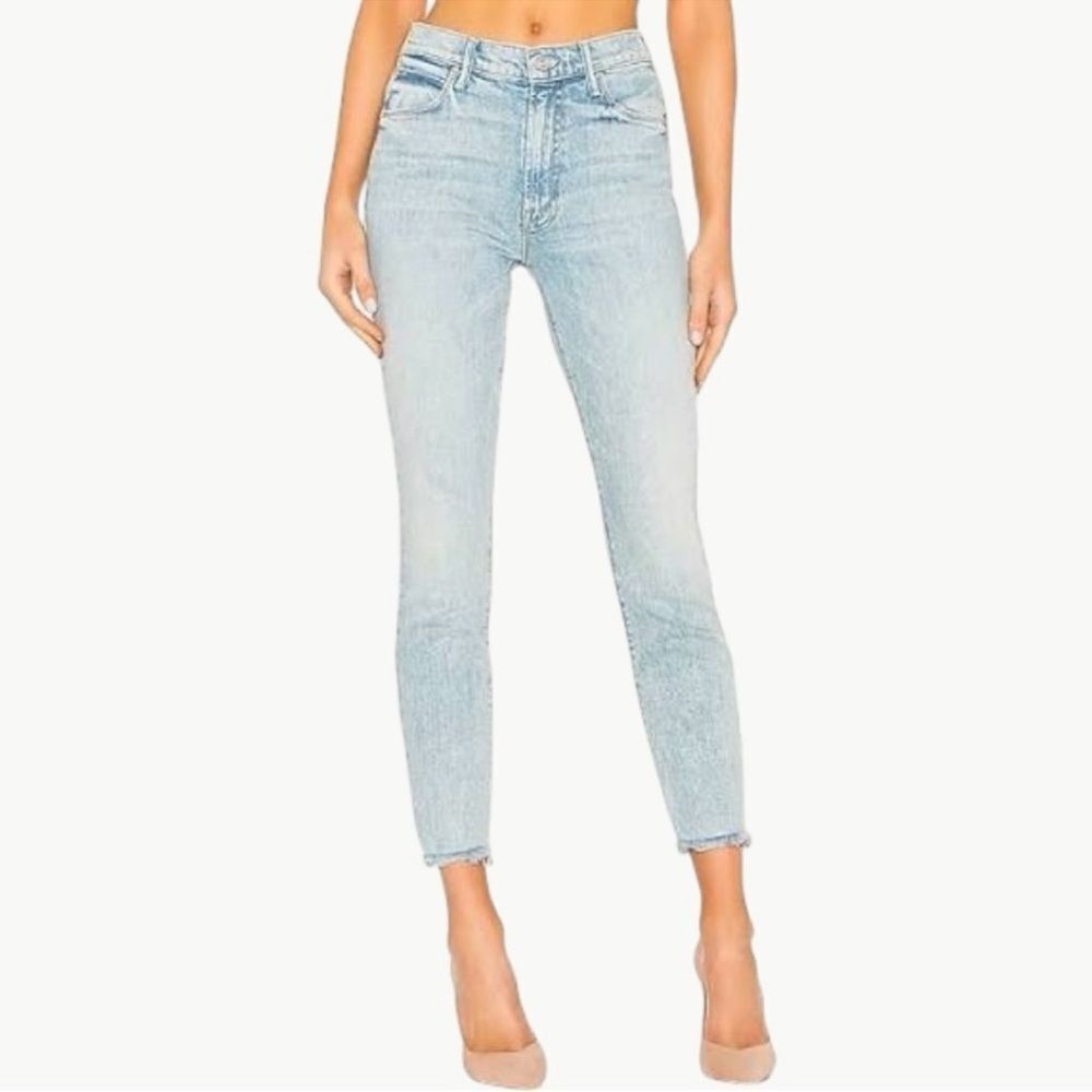 MOTHER The Stunner Ankle Jeans Size 29 Distressed Raw Hem